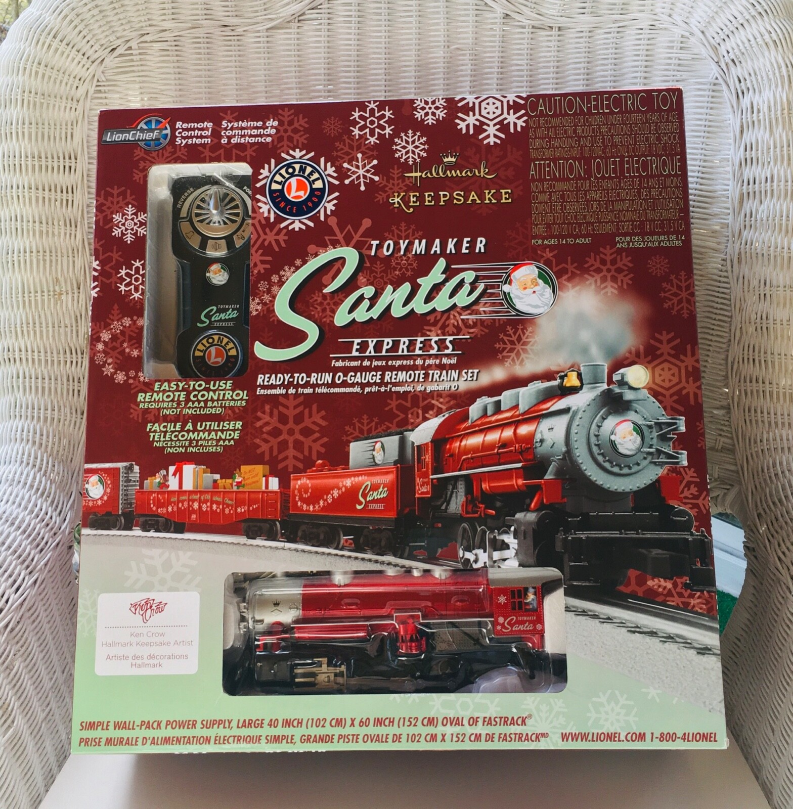 hallmark lionel train set