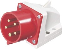 Pce Cee-WandgeräTestecker 32A 400V Twist IP44 Schraubklemmen