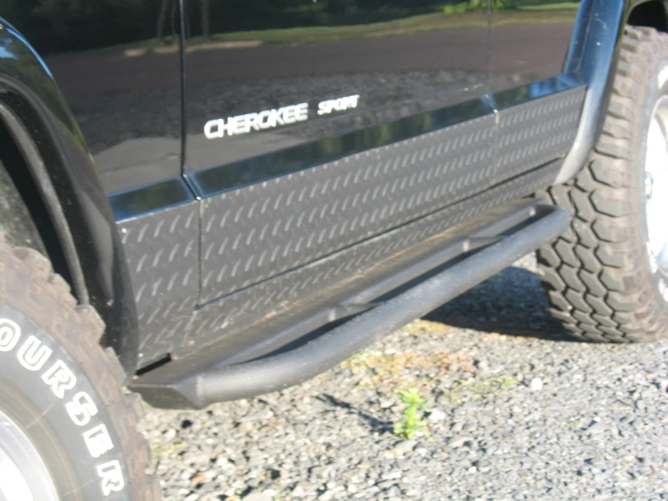 PAIR OF 1984-2001 JEEP CHEROKEE XJ ROCK SLIDERS Foto 4 de 4