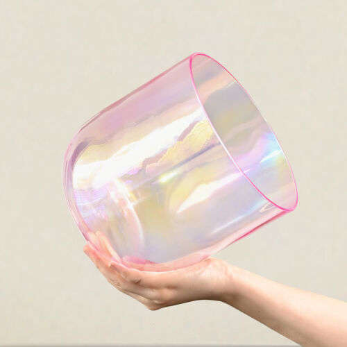 CVNC 6 Inch Chakra Alchemy Color Cosmic Clear Crystal Sing Bowl Sound Heal Reiki - Picture 8 of 24
