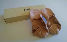 BLOCH ZENITH Pink Ballet Shoes Split Leather Sole S0282L Girls Sz 2C Kids