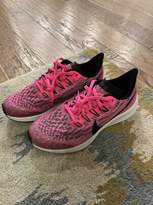 Nike Air Zoom Pegasus 36 GS Pink Blast Black 7Y 8.5 Womens 7 Mens Running  New | eBay
