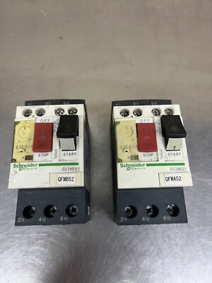Lot of 2 Genuine Schneider GV2ME03 Motor Protective Circuit Breaker