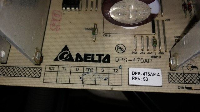 8UU05 POWER BOARD FROM VIZIO GALLEVIA 46" LCD TV, FWU, 13" X 8" X 1-1/2