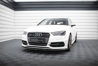 Maxton Design Frontlippe V.1 Passend FüR Audi S3 / A3 S-Line Sportback / Hatchba