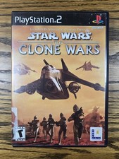 Star Wars: The Clone Wars - Sony PlayStation 2 PS2 MANUAL INCLUDED 