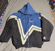 Vintage 90 s Starter Cowboys Full Zip Jacket.Measurements Are In Pics. One Owner