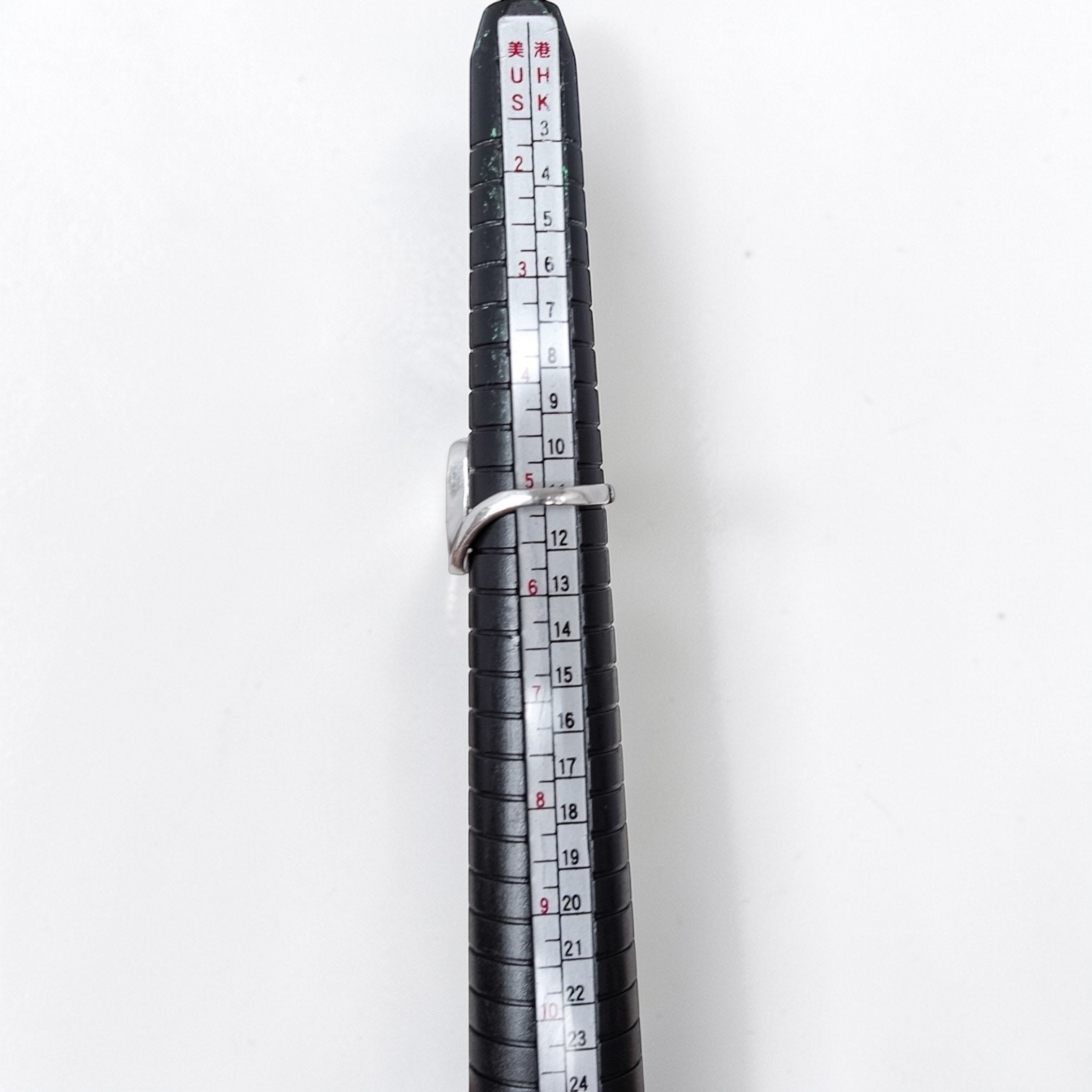 Vintage Sterling Silver Wave Triangular Adjustabl… - image 8