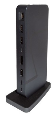 Hama 00200200 USB C Docking Station, USB4, 10 Ports, bis 3 Monitore mit MTS, neu