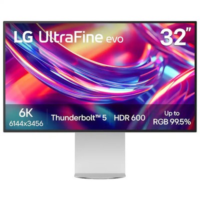 READ LG 32'' UltraFine evo 6K Nano IPS Monitor with Thunderbolt 5 (32U990A-S)