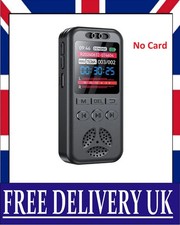 Rechargeable Digital Voice Activated Recorder Audio Dictaphone MP3 Player - UK