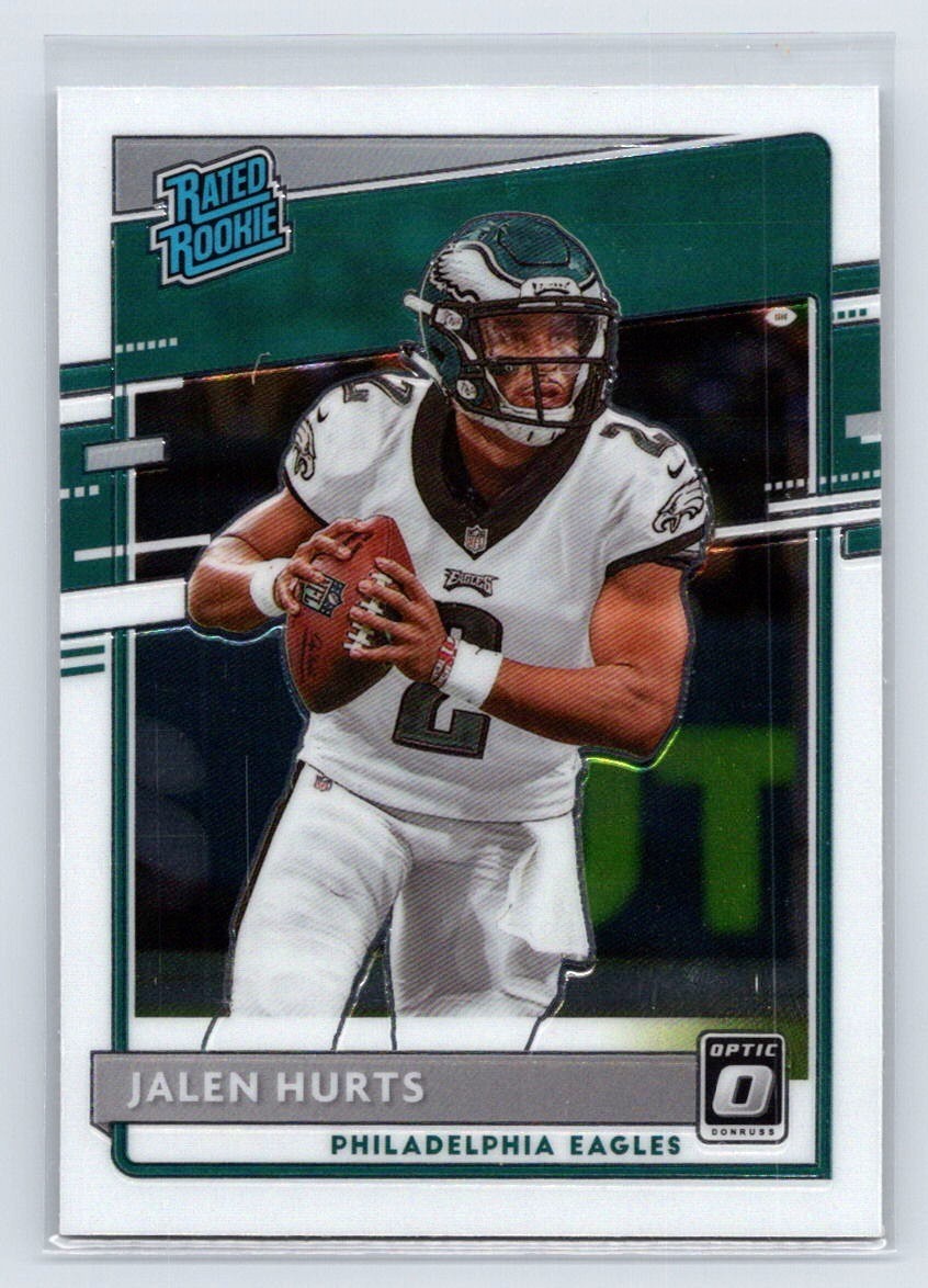 Jalen Hurts 2020 Donruss Optic Rated ROOKIE RC #164 Philadelphia Eagles