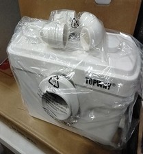 TOPWAY 900W Macerator Pump 2800GPH Macerating Toilet System with 3 Inlets