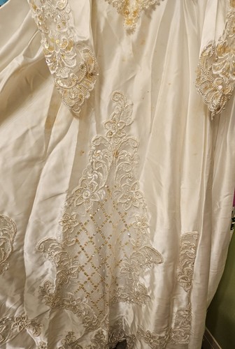 Alfred Angelo Vintage Brautkleid Größe 14, Halloween Kostüm, Spitzenperlen... - Bild 5 von 12