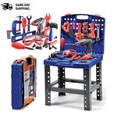 Toddler Tool Bench Play Set - 76-Piece STEM Toy for Imaginative Construction Fun