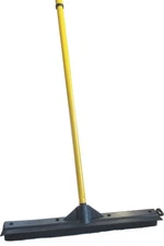 XL 18 in. Sweepa Rubber Broom - For Outdoor, Industrial, and Kennels - With Pole