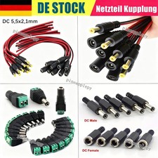 DC Steckverbinder Hohlbuchse Hohlstecker 5,5 x 2,1mm Adapter Netzteil Kupplung