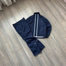 Vintage 90s Nike Nylon Tracksuit Set Jacket Pants M