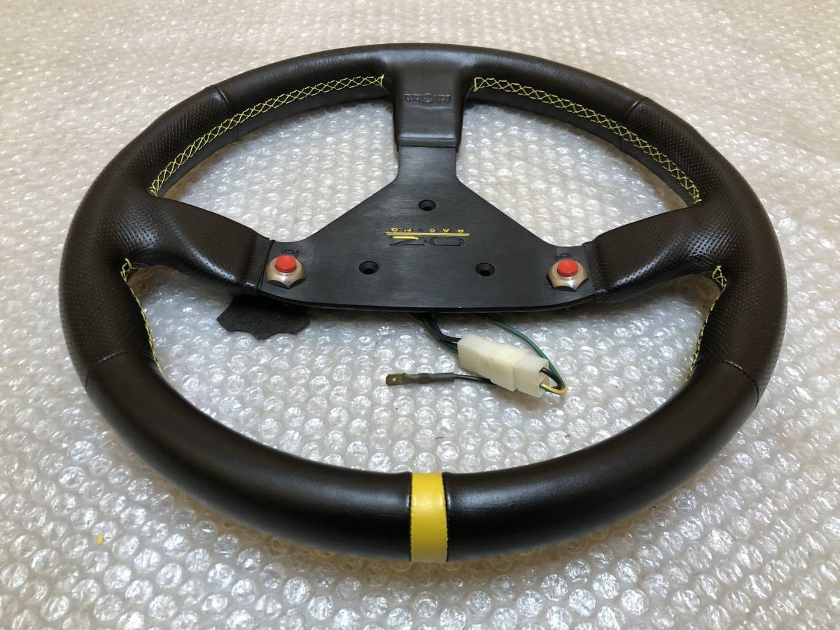 italvolanti OZ Racing Super Turismo Steering Wheel 350mm Black JDM