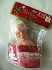 Vtg Mrs Claus Air Freshener Doll Kit  NEW  6" TALL  FIBRE CRAFT  1998