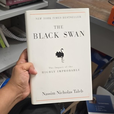 Nassim Nicholas Taleb The Black Swan 2nd Ed Hardcover 2007 Dust Jacket