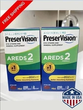 Pack of 2 | Preservision AREDS 2 / 210 Count Eye Vitamin Mini Soft gels