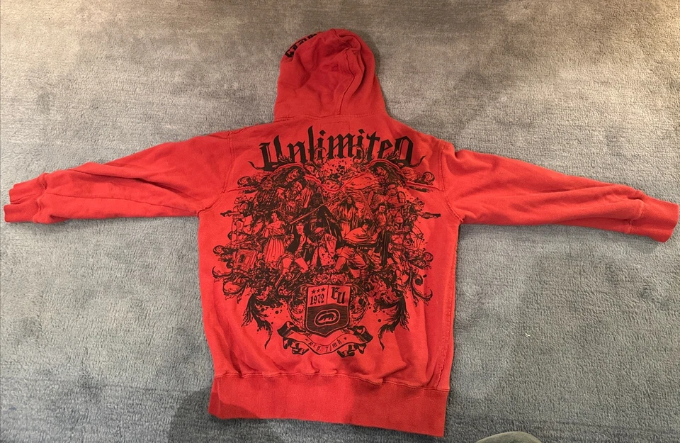 Star Wars x Ecko Unltd. Sudadera con cremallera rara Y2K increíblemente limpia talla mediana Foto 2 de 4