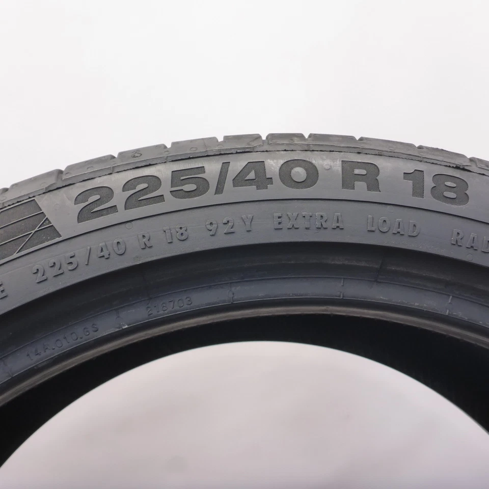 225 40 18 1x Continental 225/40 R18 92Y SportContact5 Ao Neumáticos 2013 5,6mm - Imagen 2 de 4