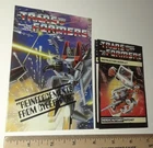 1984 G1 Transformers RATCHET Instruction Booklet & Catalog Autobot Vintage TM