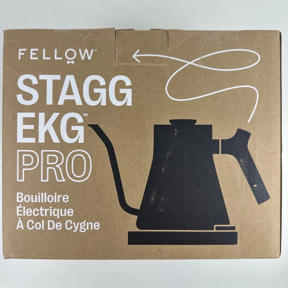 Fellow Stagg EKG Pro Studio edition Electric Gooseneck Kettle Matte Black New - Image 4 of 4