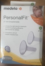 Medela Breast Shields PersonalFit Flex 27mm L Shaped Pack of 2 Breastshields