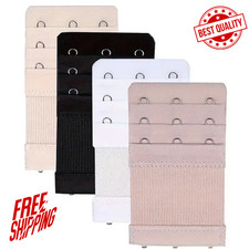 4Pcs Adjustable Bra Extender 2/3/4 Hooks with Elastic Underwear Strap Extension