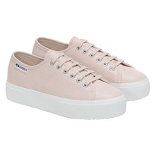 Superga 3740 Leggera Scarpe Sportive Vegano Burattato Piattaforma Donna (SP448)