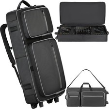DJ Controller Soft Case with Wheels Compatible with DDJ-RZ/DDJ-SZ/XDJ-XZ, DJ