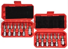 26pc Hex Bit Socket Set S2 Steel Allen Bit Socket Tool Kit (Metric & SAE)