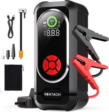 6000A Jump Starter with Air Compressor Car Battery Jump Starter Portable