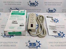 Tripp Lite Waber 4SPDX 4 Outlet Strip 15ft Cord Power Supply 15A 120V 50/60Hz