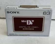 Vintage Sony DVM63HD Mini DV Digital HD Video 63 min. Cassette Tapes New Sealed