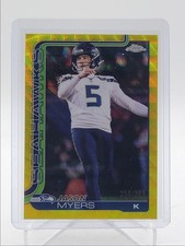 JASON MYERS 2025 TOPPS CHROME YELLOW WAVE REFRACTOR SEAHAWKS /275 Q5692