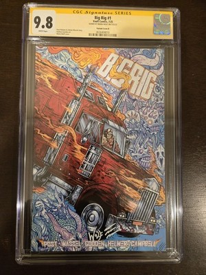 Post Malone's Big Rig #1, CGC SS 9.8 signed Maria Wolf