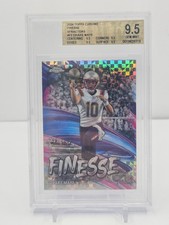 DRAKE MAYE 2024 TOPPS CHROME ROOKIE FINESSE XFRACTOR! RC! BGS 9.5! PATRIOTS!