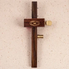 Crown Tools Tropical Hardwood 6" Mortise Marking Gage  Unused