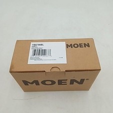 Moen Jase Towel Ring Matte Black YB0786BL Bathroom Hardware Wall Mount Modern
