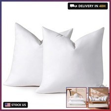 26x26 Euro Pillow Inserts Pack of 2, Decorative Feather Down Pillows with 100 C
