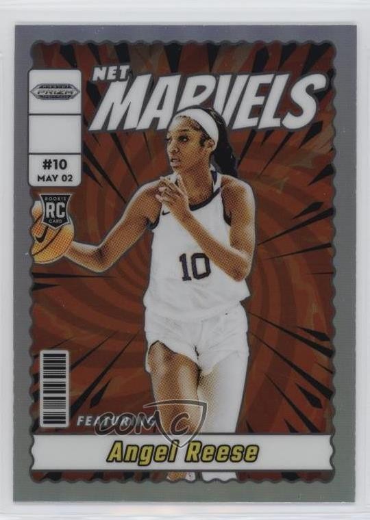 2024-25 Panini Prizm Draft Picks Net Marvels Angel Reese #9 Rookie RC ux8