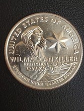 2022 D Wilma Mankiller Quarter Error Coin Rare Collector's Item !!