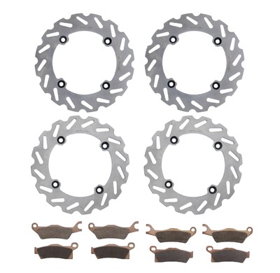 Brake Rotors & Pads for Can-Am Renegade 1000 XMR 2016 -2019 Front & Rear RipTide