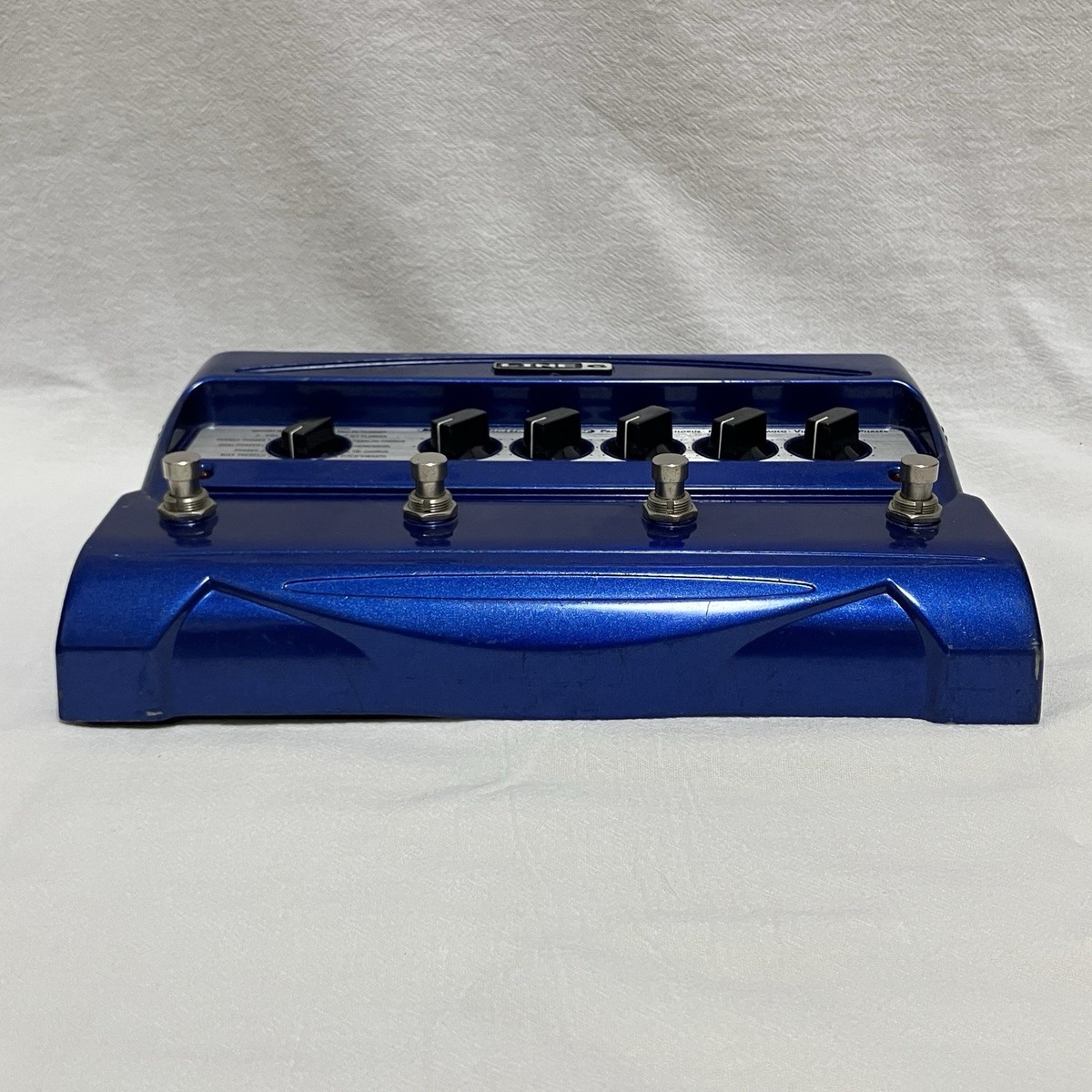 LINE6 MM4 Modulation Modeler Blue Used tested w/ Power