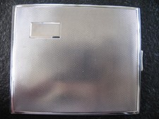 Zigarettenetui Silber 835 freies Monogrammfeld ca. 1940 klasse Erhaltung 116 gr.