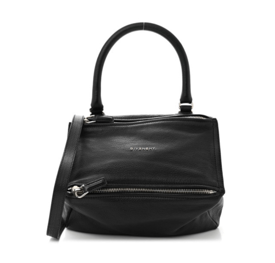 Givenchy Sugar Goatskin Small Pandora Crossbody Handbag Black